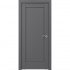 Межкомнатная дверь экошпон Classic S Неаполь ДГ (Матовый серый)