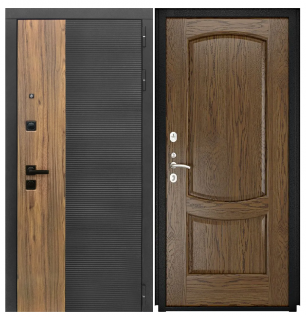 Дверь Luxor-46 - Лаура-2 (16мм, светлый мореный дуб)