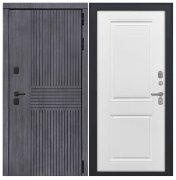 Дверь Берген - ФЛ-677 (10мм, белый матовый)