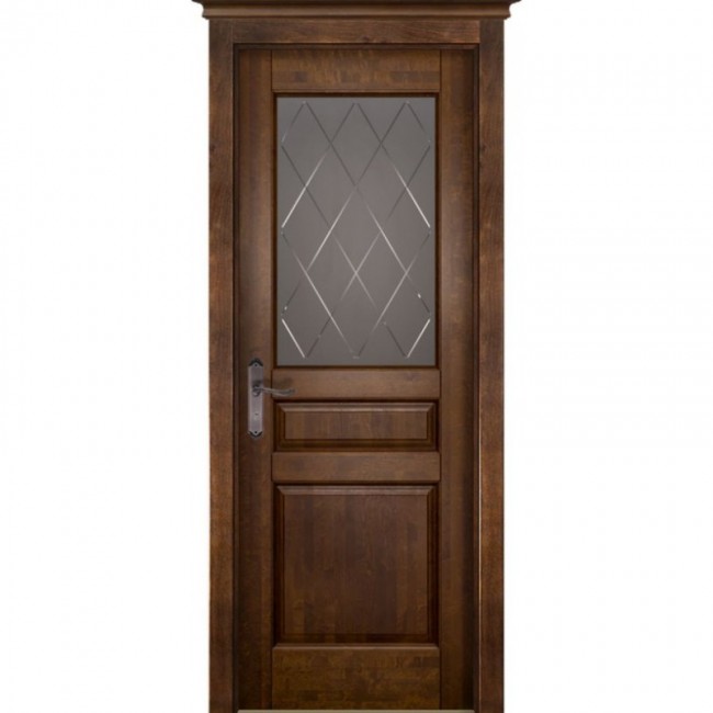 Межкомнатная дверь Массив ольхи "Валенсия" ДО (Античный орех) Межкомнатная дверь Массив ольхи "Валенсия" ДО (Античный орех)