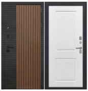 Дверь Luxor-48 - ФЛ-677 (10мм, белый матовый)