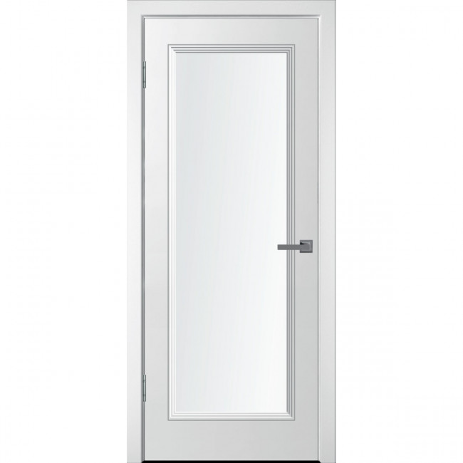 Межкомнатная дверь Уно-1 белая эмаль ДО
