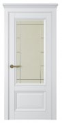 Межкомнатная дверь Riva Classica 1 (ст.стелла) Экошпон белый шелк Межкомнатная дверь Riva Classica 1 (ст.стелла) Экошпон белый шелк