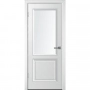 Межкомнатная дверь Уно-2 белая эмаль ДО