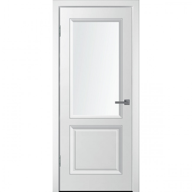 Межкомнатная дверь Уно-2 белая эмаль ДО