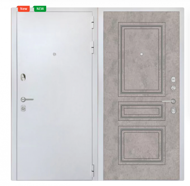 Дверь ZMD Премиум Сноу Классика Бетон Дверь ZMD Премиум Сноу Классика Бетон