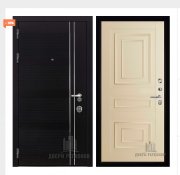 Дверь входная взломостойкая Сенатор Карбон, цвет черная мозаика,  панель - 62001 цвет керамик серена