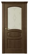 Межкомнатная дверь Изабелла (ст.ажур) Каштан Межкомнатная дверь Изабелла (ст.ажур) Каштан