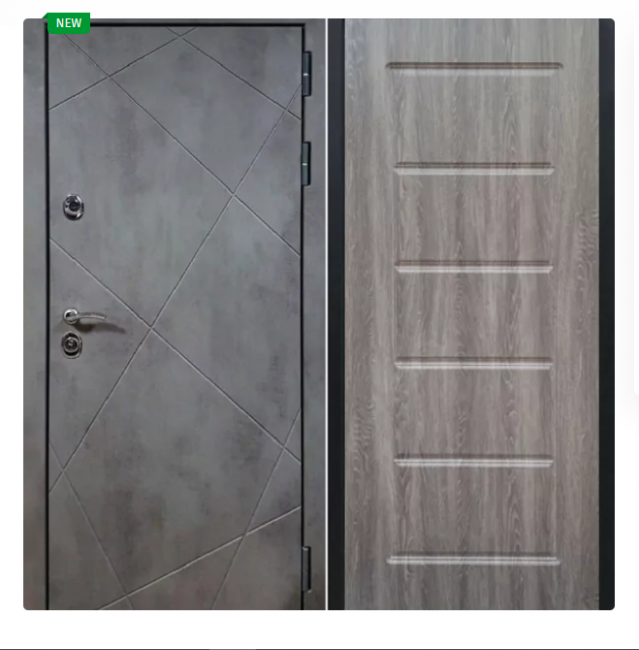 Дверь Урбан темный 39 Дуб филадельфия графит