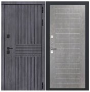 Дверь Берген - ФЛ-256 (10мм, бетон пепельный)