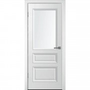 Межкомнатная дверь Уно-3 белая эмаль ДО