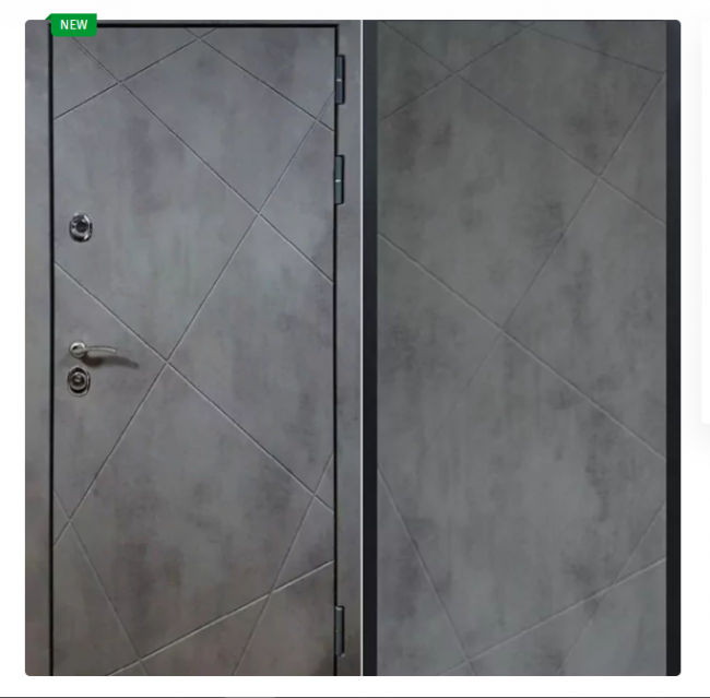 Дверь Урбан темный 291 Бетон темный