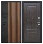 Дверь Luxor-48 - ФЛ-701 (10мм, дуб шоколад)