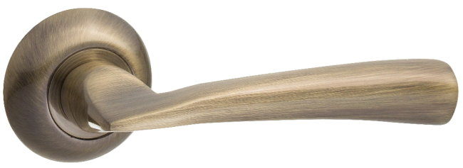 Ручка дверная "AL 551-08 AB", бронза античная