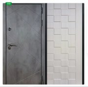 Дверь Урбан темный 3д Лиственница беж