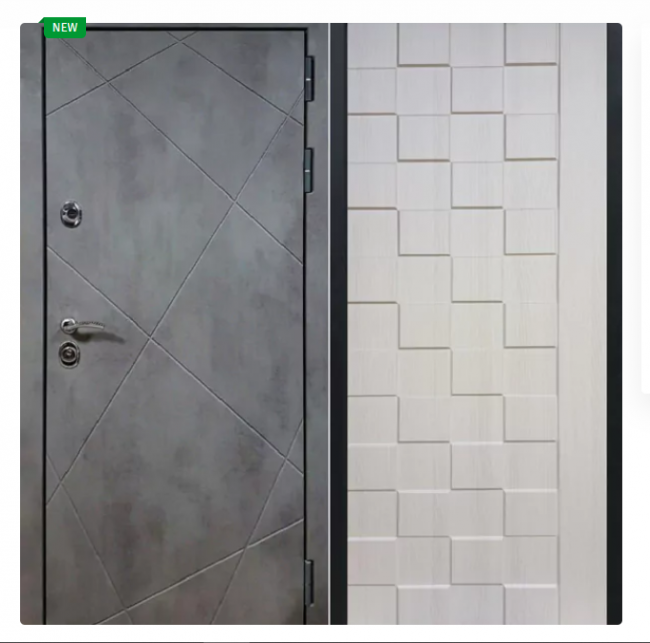 Дверь Урбан темный 3д Лиственница беж