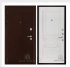 Дверь входная взломостойкая Феникс 3K, цвет медный антик, панель -  аристократ цвет эмаль белая/патина капучино
