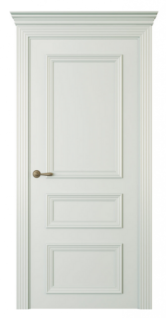 Межкомнатная дверь Дрезден 3 (глухая)  Эмаль серый шелк