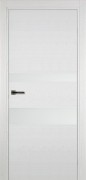 Дверь Шпон дуба 703 ДО 21- 9, стекло Белое (Эмаль белая по шпону)