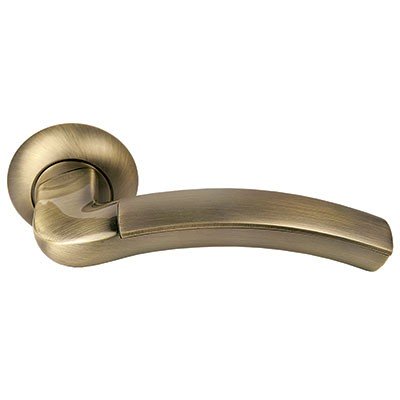 Ручка дверная ПАЛАЦЦО - II MH-02 SG/GP Античная Бронза/Матовая Античная Бронза Ручка дверная ПАЛАЦЦО - II MH-02 SG/GP Античная Бронза/Матовая Античная Бронза
