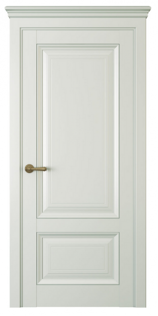 Межкомнатная дверь Riva Classica 1 (глухая) Экошпон серый шелк Межкомнатная дверь Riva Classica 1 (глухая) Экошпон серый шелк