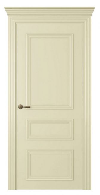 Межкомнатная дверь Дрезден 3 (глухая)  Эмаль шампань Межкомнатная дверь Дрезден 3 (глухая)  Эмаль шампань