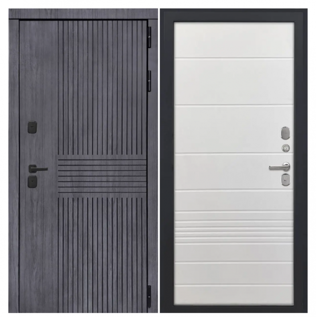 Дверь Берген - ФЛ-700 (10мм, ясень белый) Дверь Берген - ФЛ-700 (10мм, ясень белый)