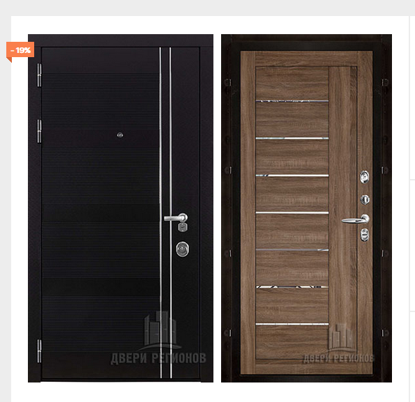 Дверь входная взломостойкая Сенатор Карбон, цвет черная мозаика, панель - light 2110 (зеркало) цвет серый велюр