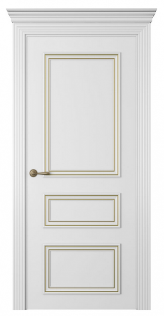 Межкомнатная дверь Дрезден 3 (глухая патина) Эмаль белый шелк Межкомнатная дверь Дрезден 3 (глухая патина) Эмаль белый шелк