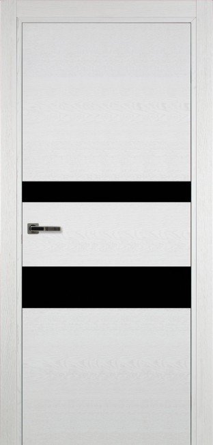 Дверь Шпон дуба 703 ДО 21- 9, стекло Черное (Эмаль белая по шпону) Дверь Шпон дуба 703 ДО 21- 9, стекло Черное (Эмаль белая по шпону)