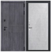Дверь Берген - ФЛ-256 (10мм, бетон снежный)