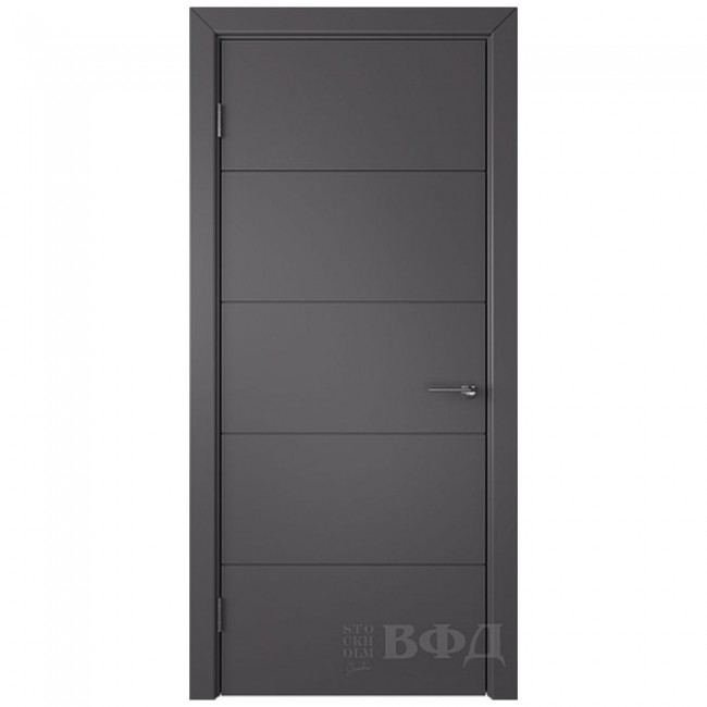 Межкомнатная дверь Тривиа 50 ДГ Графит