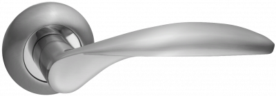 Ручка дверная "Росси", никель мат. Ручка дверная "Росси", никель мат.