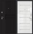 Дверь ZMD Черный кварц SB Белый глянец Дверь ZMD Черный кварц SB Белый глянец