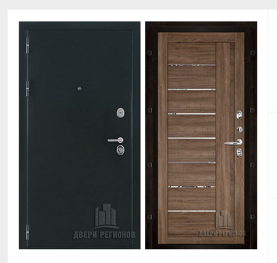 Дверь входная Президент Х7, цвет хамелеон антик, панель -  light 2110 (зеркало) цвет серый велюр