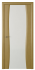 Межкомнатная дверь Океан Буревесник 2 (ст.белое триплекс)  Дуб золотой