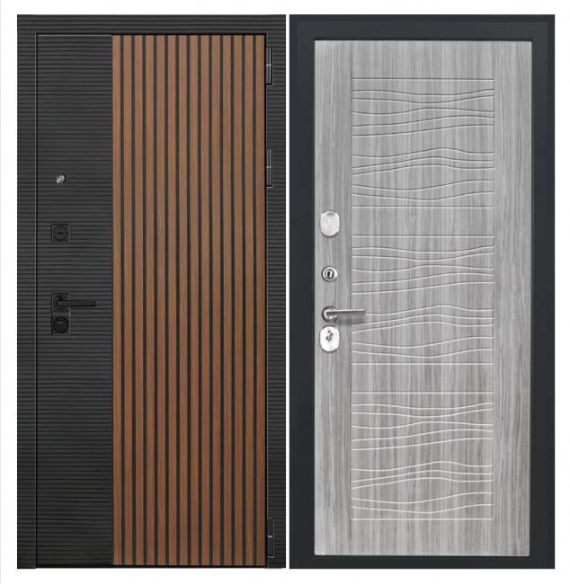 Дверь Luxor-48 - ФЛ-259 (10мм, дуб с пилением)