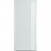 Межкомнатная дверь Синди-13 белая эмаль