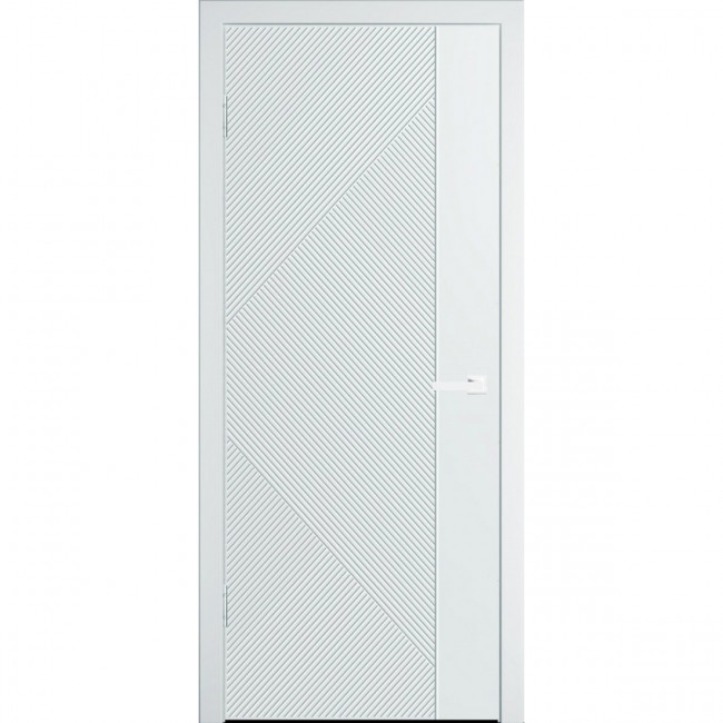 Межкомнатная дверь Синди-13 белая эмаль