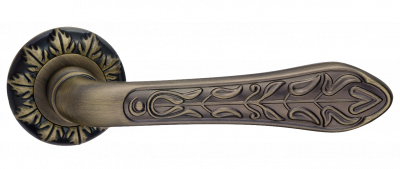 Ручка дверная "Плати", бронза ант.матовая Ручка дверная "Плати", бронза ант.матовая
