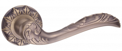 Ручка дверная "Орнелла", бронза ант.матовая Ручка дверная "Орнелла", бронза ант.матовая