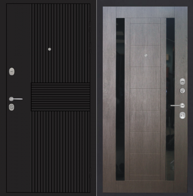 Дверь ZMD Черный кварц FLS Венге Дверь ZMD Черный кварц FLS Венге