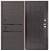 Входная дверь Luxor - 43 - ПВХ ФЛ-244 (10мм, венге) Входная дверь Luxor - 43 - ПВХ ФЛ-244 (10мм, венге)