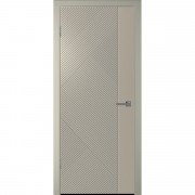 Межкомнатная дверь Синди-13 светло-серая эмаль