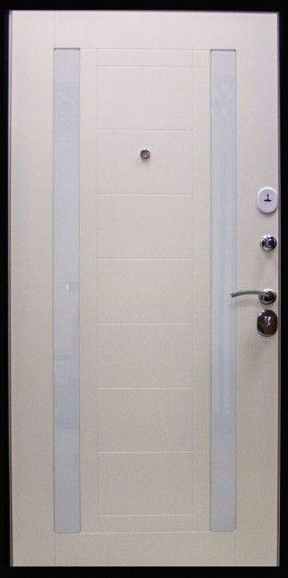 Дверь ZMD Черный кварц FLS Белый шелк Дверь ZMD Черный кварц FLS Белый шелк