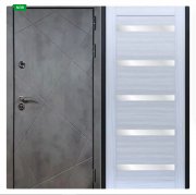 Дверь Урбан темный SB Сандал белый