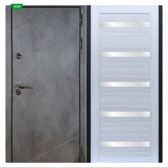 Дверь Урбан темный SB Сандал белый