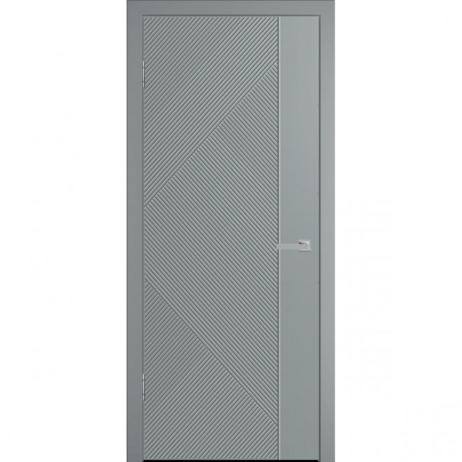 Межкомнатная дверь Синди-13 серая эмаль
