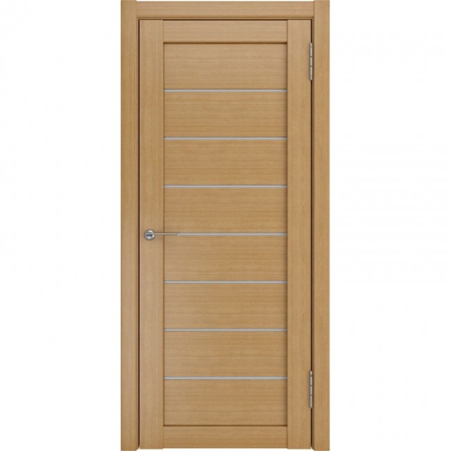 Межкомнатная дверь экошпон ЛУ 7 стекло белое (Орех) Межкомнатная дверь экошпон ЛУ 7 стекло белое (Орех)