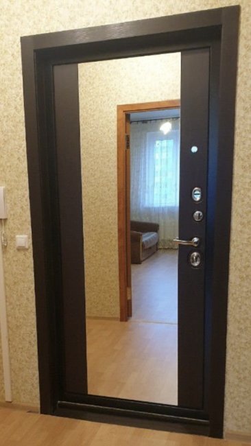 Дверь ZMD Черный кварц Зеркало XXL Венге Дверь ZMD Черный кварц Зеркало XXL Венге